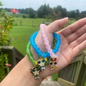Trio powerpuff girl friendship bracelets